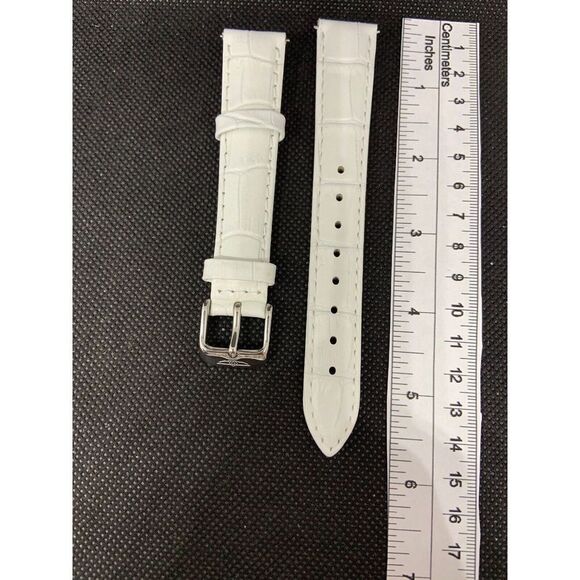 Authentic Invicta Mother Of Pearl Band Genuine Leather 12538 16mm N936 - Picture 1 of 4